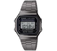 Montre - Casio - A168WEGG-1BEF - Mixte - Noir - Acier inoxydable - Digital