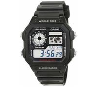 Montre - Casio - Ae-1200Wh-1Avef - Chronographe - Alarme - Résistante A L'Eau 10 Bar Noir G