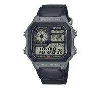 Montre - CASIO - AE-1200WHUB-8AVEF - Nylon Noir - Résistante à l'eau 10 bar - Digital