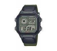 Montre - CASIO - AE-1200WHUB - Homme - Vert - Quartz - Digital