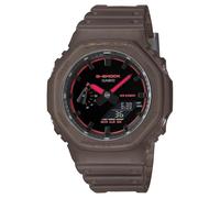 Casio Montre G-Shock GA-2100K-5AER Homme 45 mm Quartz Verre minéral transparente/marron