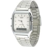 Montre Unisex Homme Femme CASIO AQ-230A-7DMQ Acier Chrono Alarm Vintage