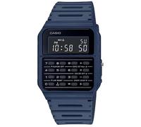 Casio Montre Quartz Mixte 34.40mm avec Cadran Noir Digital et Bracelet en Résine Bleu CA-53WF-2BEF