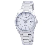 Montre Casio Cadran Blanc Quartz Décontractée MTP-1302D-7A1V pour homme
