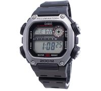 Casio dw-291h-1avdf résine carré numérique Montre Homme Noir Bracelet, Noir, Bracelet