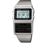 Casio - DBC-611-1D - Databank - Montre Mixte - Quartz Digital - Cadran LCD - Bracelet Acier Gris