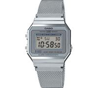 Casio Montre Homme Chrono Acier Milanais A700WEM-7AEF