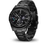Montre - CASIO - Edifice - Chronographe - Boîtier rond en acier - Bracelet en acier noir