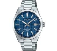 Casio Montre homme Edifice EFV-160D-2AV Cadran bleu Bracelet acier Étanchéité 10 Atm