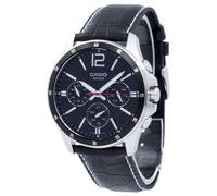 Montre Casio Enticer Cadran Noir Quartz Décontractée MTP-1374L-1AV pour Homme