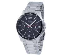 Montre Casio Enticer Quartz Décontractée Cadran Noir MTP-1374D-1AV Homme