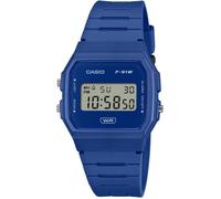 Montre - Casio - F-91WB-2A1EF - Bracelet Plastique Bleu - Résistant à l'eau 3 bar - Chronomètre - Alarme