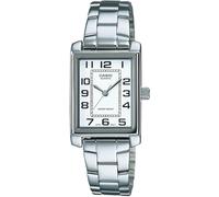 Montre Casio Femme Acier Rétro Rectangulaire Blanche Nombres LTP-1234PD-7BEG