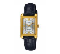 Montre Casio - Femmes - LTP-1234PGL-7A2EF - Cuir Noir - Etanche 3 Atm