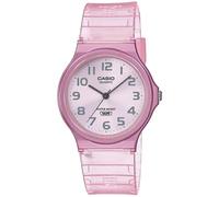 Montre Casio - Femmes - MQ-24S-4BEF - Bracelet en Plastique Transparent - Résistant à l'eau 3 bar