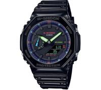 Montre - Casio - GA-2100RGB-1AER - 45,4 mm - Noir - Étanchéité 20 Atm