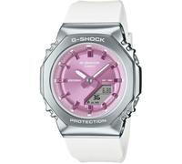 Montre - CASIO - GM-S2110-7A6ER - Plastique Blanc - Étanchéité 20 Atm - Double affichage