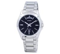 Montre Casio Habillée Quartz Noir Cadran acier MTP-1370D-1A1V pour homme