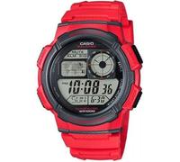 Montre Casio homme gris et acier rouge AE1000W-4AVEF sport 10 atm