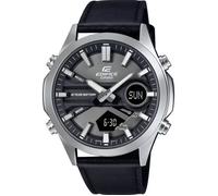 Casio Montre Edifice EFV-C120L-8AEF - Étanche 10 ATM - Bracelet cuir noir