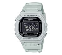 Montre CASIO ILLUMINATOR W-218H-8BVEF Silicone Gris Chrono Alarm Sub 50mt