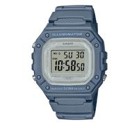 Montre CASIO ILLUMINATOR W-218HC-2AVDF Silicone Gris Chrono Alarm