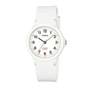 Montre CASIO LQ-24B-7BEF Blanc · Chiffres Noirs · Analogique Classique Vive Col