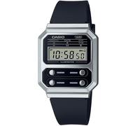 Montre Casio - Mixte - A100WEF-1AEF - Etanche 3 Atm - Bracelet en Plastique Noir