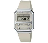 Casio Montre A100WEF-8AEF Mixte Beige Plastique Quartz Numérique Taille unique