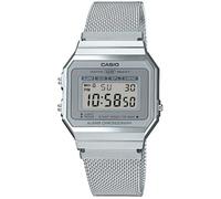 Montre Casio mixte vintage - A700WEM-7AEF - Etanche - Bracelet maille milanaise