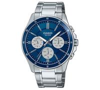 Casio Mtp1374d2a3vd 5atm 47mm Watch Argenté Homme