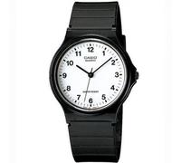 Montre CASIO MQ-247BLL - Homme - Bracelet noir en résine - Boitier inoxydable