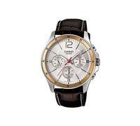 Montre - CASIO - MTP-1374L-7A1 - Cuir Marron - Étanchéité 5 ATM - Analogique