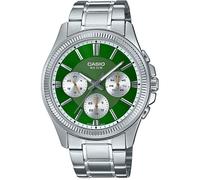 Casio Montre Homme MTP-1375PD-3AVEF Quartz Analogique 44 mm Verre minéral Argenté