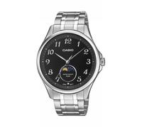 Casio Montre MTP-M110D-1AVER Homme Quartz analogique Argent Noir