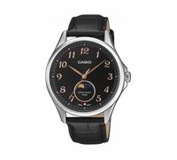 Casio Montre MTP-M110L Quartz analogique 42 mm Cuir noir Homme