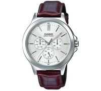 Montre - CASIO - MTP-V300L-7A - Cuir Brun - Quartz - Résistante à l'eau