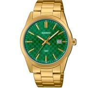 Montre - CASIO - MTP-VD03G-3A - Quartz - Cadran Vert - Bracelet Acier Or
