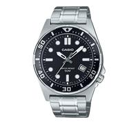 Montre Casio Noir Cadran décontractée 50M MTD-135D-1AV pour des hommes