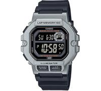 Montre CASIO Sport Noir et Argent résine acier - Etanche 10 Atm - Automatique - Digital - Homme