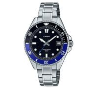 Montre Casio Standard Noir Cadran décontractée MDV-10D-1A2 Pour des hommes