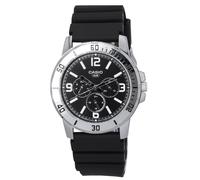 Montre Casio Standard Noir Cadran décontractée MTP-VD300-1B Pour des hommes