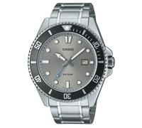 Montre Casio Standard Quartz Gris Cadran Sport MDV-107D-8AV pour des hommes