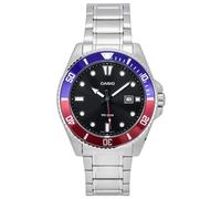 Montre Casio Standard Quartz Sport Noir Cadran MDV-107D-1A3 Pour des hommes