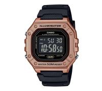 Montre Casio Standard Quartz Sport Noir Cadran W-218HM-5BV pour des hommes