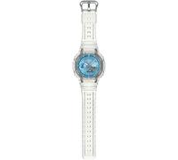 Casio Montre G-Shock GA-2100BM-7A2ER Plastique transparent 20 bar 41 mm Bleu ciel Homme
