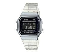 Montre Casio Vintage Homme Quartz A168XES-1BEF Digital Clear Resin Strap 30M