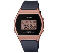 Montre Unisex CASIO LW-204-1AEF VINTAGE Classique Silicone Noir Black Gold Rose