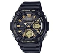 Montre Casio Youth Cadran Noir Quartz Décontractée AEQ-120W-9AV 100M pour homme
