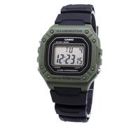 Montre Casio Youth Quartz Cadran Noir Acier Inoxydable W-218H-3AV Homme